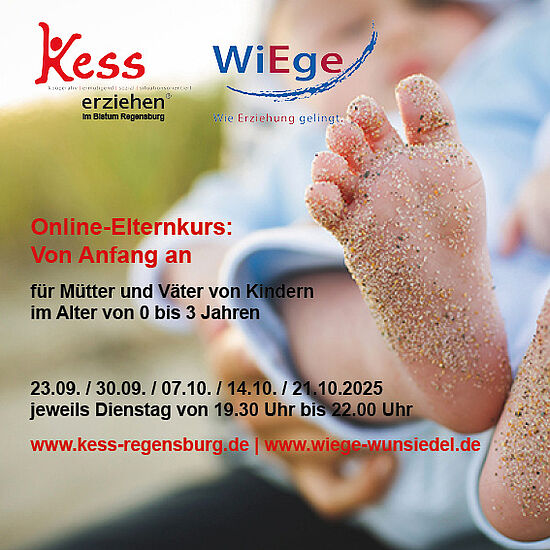 Online Elternkurs "Kess erziehen: von Anfang an"