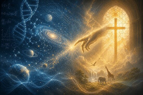 "Im Anfang schuf Gott Himmel und Erde." Gen 1,1 
- Schöpfung versus Evolution