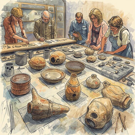 Fahrt in die Archäologishe Staatssammlung nach München