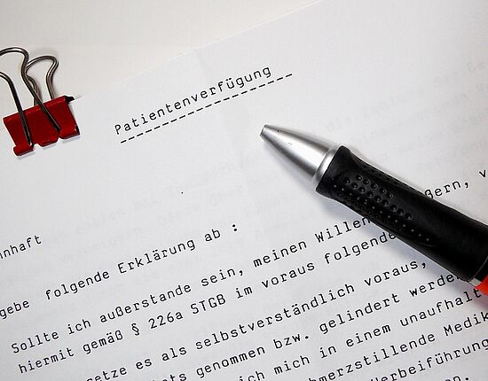 Die Patientenverfügung aus medizinischer, juristischer und ethischer Sicht